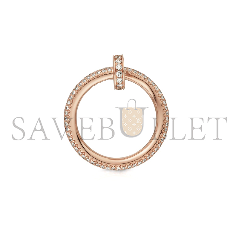 CARTIER JUSTE UN CLOU RING, CLASSIC MODEL, PAVED N4748600
